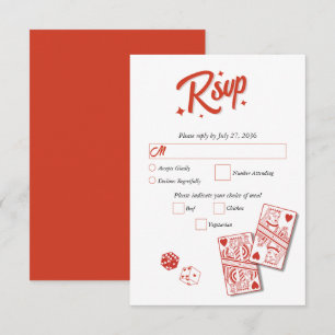 Las Vegas Casino Destination Wedding Red OSA Kort