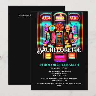 Las Vegas Casino-kortplatserna för bachelorette-fl Inbjudningar