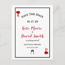 Las Vegas Casino Modern Chic Foto SPARA DATUM Meddelande Vykort