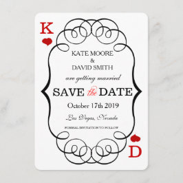 Las Vegas Casino Modern Chic Photo Spara datum Spara Datumet