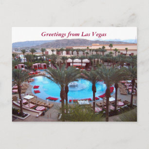 Las Vegas Casino Resort Bassäng Vykort