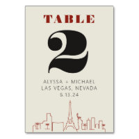 Las vegas Casino Skyline Bröllop