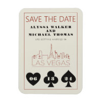 Las Vegas Casino Skyline Bröllop spara datum