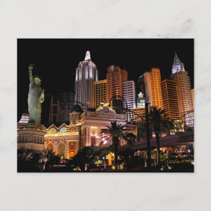 Las Vegas Casino Strip, Nevada-vykort Vykort