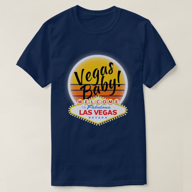 Las Vegas Casino Vegas Strip Nightlife Souvenir oc T Shirt (Design framsida)