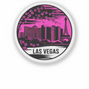 Las Vegas City Nevada USA Klistermärken