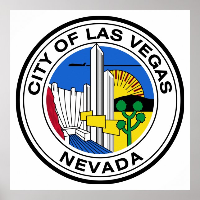 Las Vegas City Seal (Nevada) Poster (Framsidan)