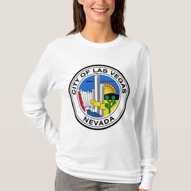 Las Vegas City Seal (Nevada) T Shirt (Framsida)