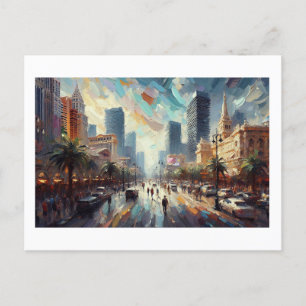 Las Vegas Cityscape Vykort