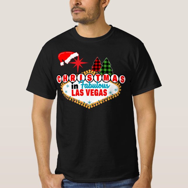 Las Vegas Colorent jul T Shirt (Framsida)