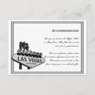 Las Vegas Destination Wedding Accomodations Tilläggskort