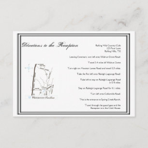 Las Vegas Destination Wedding Directions Tilläggskort