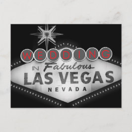 Las Vegas Destination Wedding OSA Inbjudan Vykort