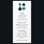 Las Vegas Destiny Blue Glitter Bröllop Menu Meny<br><div class="desc">Perfekt till en glatt kväll i Las Vegas romantik,  så kommer turkosa blåa glitter-middagsmenyer att göra din mottagning ljussken. Glöm inte att beställa tillräckligt för varje ställe-inställning!</div>