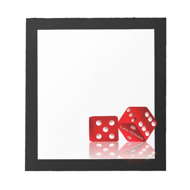 Las Vegas Dice Anteckningsblock (Framsida)