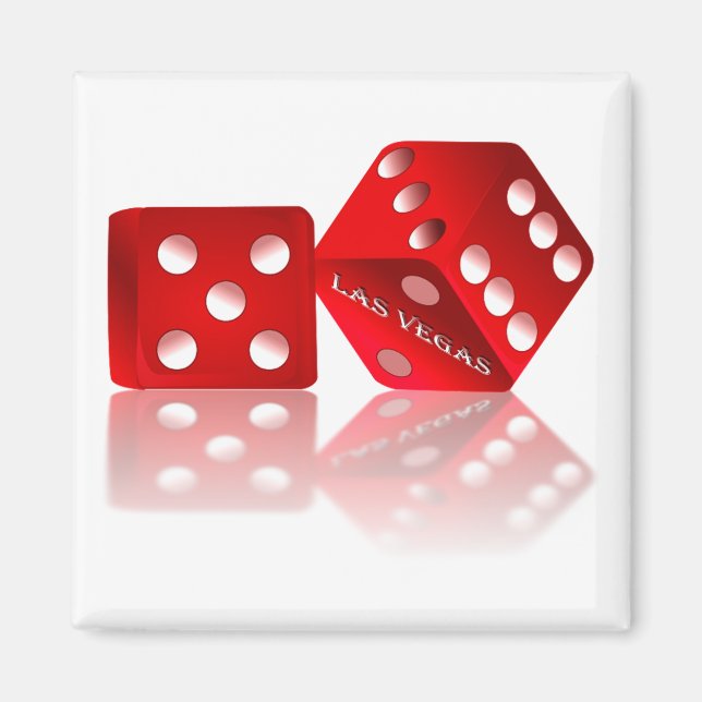 Las Vegas Dice Magnet (Framsidan)