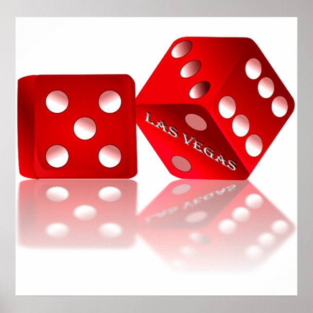 Las Vegas Dice Poster (Framsidan)