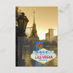 Las Vegas Eiffel Torn Paris Theme OSA Kort