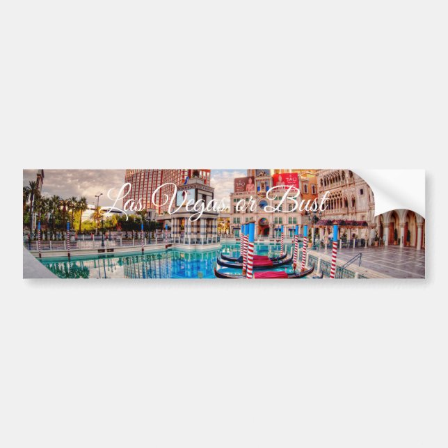 Las Vegas eller byst Bildekal (Framsidan)