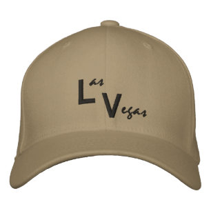Las Vegas EmbroiTED Hat Broderad Keps