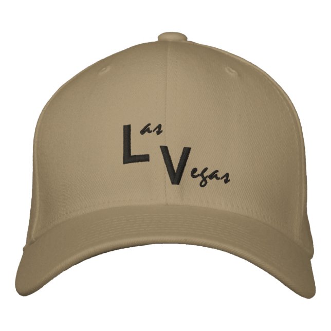 Las Vegas EmbroiTED Hat Broderad Keps (Framsida)