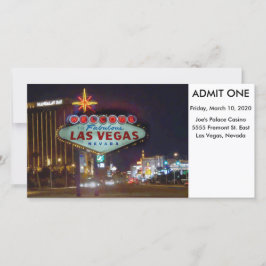 Las Vegas-evenemangsinvitation