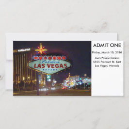 Las Vegas-evenemangsinvitation