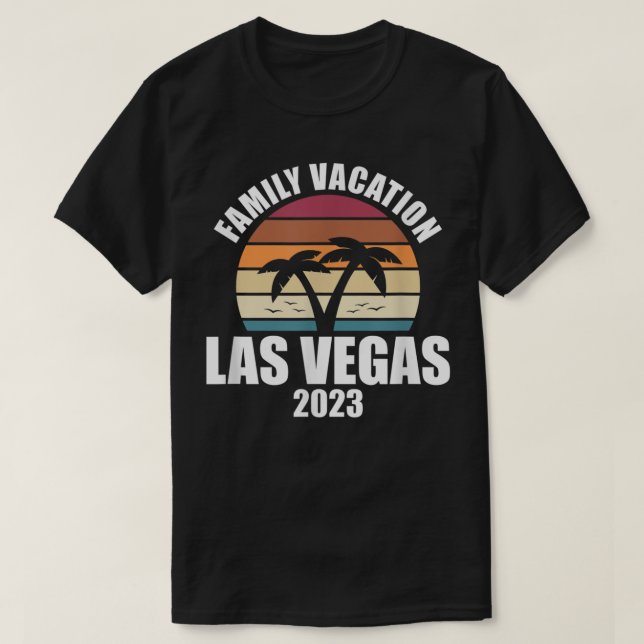 Las Vegas Family Vacation 2023 Sommar Matching Hol T Shirt (Design framsida)