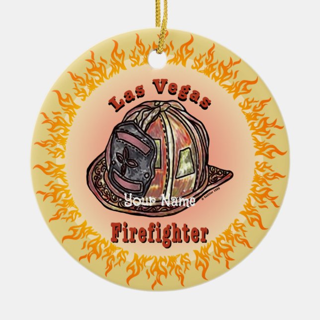 Las Vegas Firefighter ornament (Framsidan)