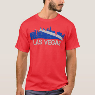 Las Vegas Flagga Skyline Nevada T Shirt