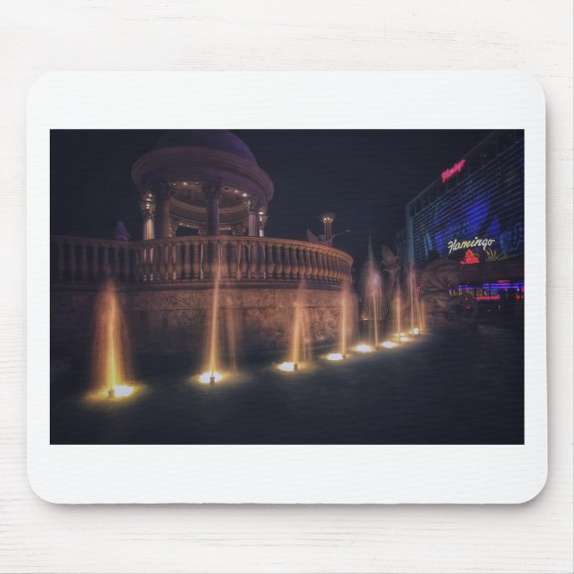 Las Vegas Flamingo Hotel Fontän Architecture Musmatta (Framsidan)