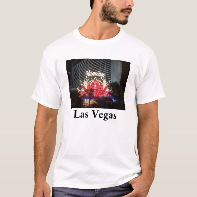 Las Vegas Flamingo Hotel T-shirt (Framsida)