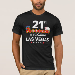 Las Vegas Födelsedagsfest - 21:a födelsedagen i Ve T Shirt