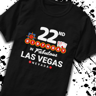 Las Vegas Födelsedagsfest - 22:a födelsedagen i Ve T Shirt