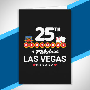 Las Vegas Födelsedagsfest - 25-årsfirande i Vegas Kort