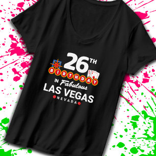 Las Vegas Födelsedagsfest - 26:e födelsedagen i Ve T Shirt