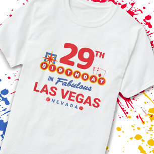 Las Vegas Födelsedagsfest - 29:e födelsedagen i Ve T Shirt