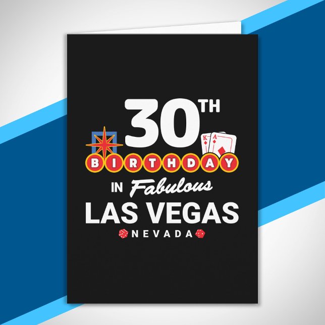 Las Vegas-födelsedagsfest - 30-årsfest i Vegas Kort (Skapare uppladdad)