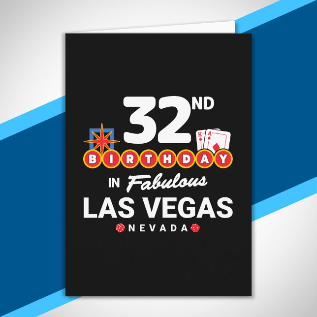 Las Vegas Födelsedagsfest - 32:a födelsedagen i Ve Kort (Skapare uppladdad)
