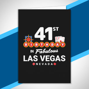 Las Vegas Födelsedagsfest - 41-årsdag i Vegas Kort
