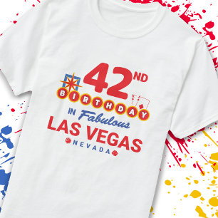 Las Vegas Födelsedagsfest - 42:a födelsedagen i Ve T Shirt
