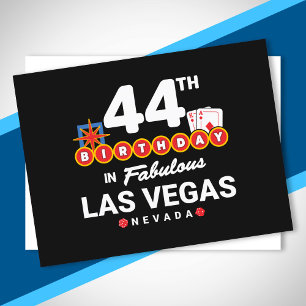 Las Vegas Födelsedagsfest - 44-årsdag i Vegas Vykort