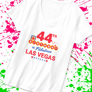 Las Vegas Födelsedagsfest - 44:e födelsedagen i Ve T Shirt