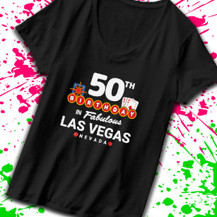 Las Vegas-Födelsedagsfest - 50:e födelsedagen i Ve T Shirt