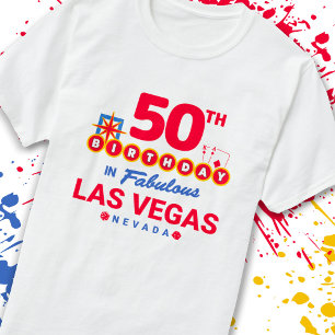Las Vegas-Födelsedagsfest - 50:e födelsedagen i Ve T Shirt