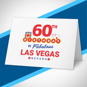 Las Vegas Födelsedagsfest - 60-årsdag i Vegas Kort