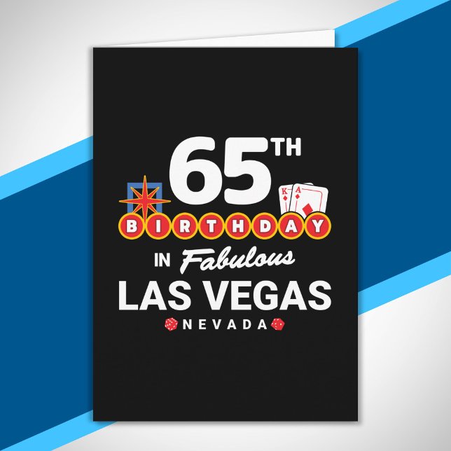 Las Vegas Födelsedagsfest - 65ens födelsedag i Veg Kort (Skapare uppladdad)