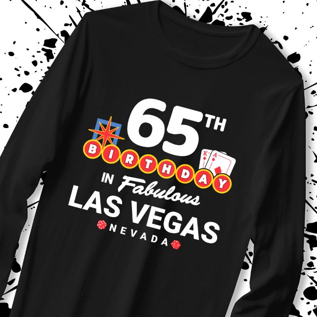 Las Vegas Födelsedagsfest - 65ens födelsedag i Veg T Shirt (Skapare uppladdad)