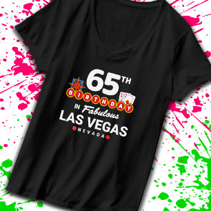 Las Vegas Födelsedagsfest - 65ens födelsedag i Veg T Shirt