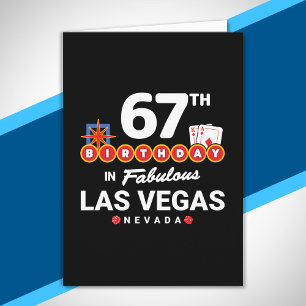 Las Vegas Födelsedagsfest - 67-årsdag i Vegas Kort